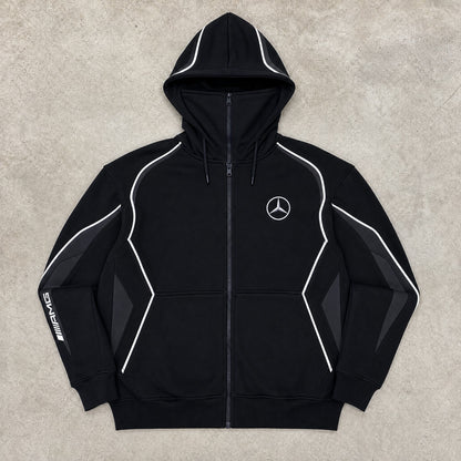 Full Face Zip Hoodie Silver Edition