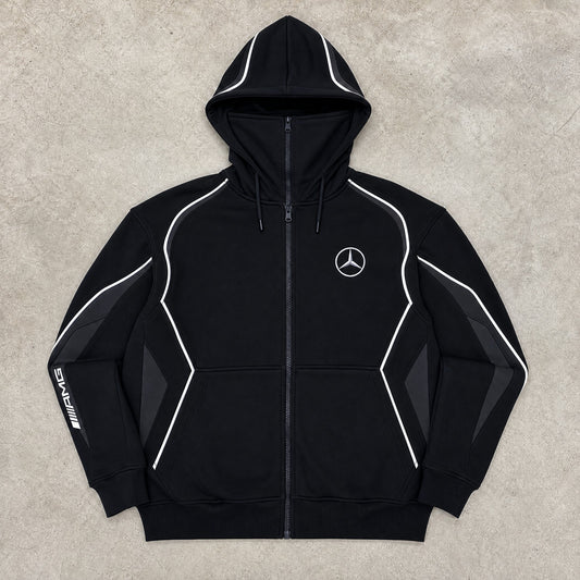Full Face Zip Hoodie Silver Edition
